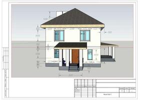 Проект выполненный в программе SketchUp. — Паршакова Виктория Олеговна