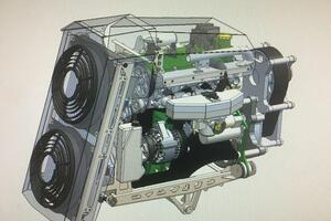 3d модель силовой установки — Рыжков Роман Игоревич