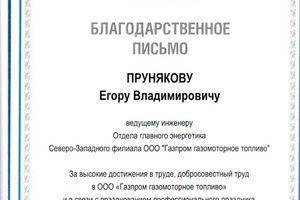 Диплом / сертификат №4 — Труняков Егор Владимирович