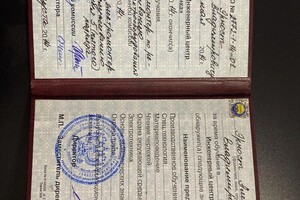 Диплом / сертификат №1 — Эрност Александр Владимирович