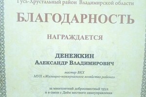 Диплом / сертификат №3 — Денежкин Александр Владимирович