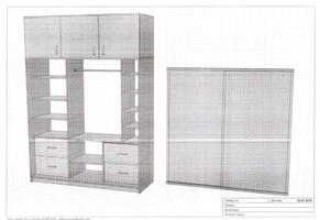 Проект шкафа-купе с антресолью — Моисеев Александр Сергеевич