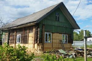 подьем дома. фундамент. замена простенков. кровля — Парядин Анатолий Юрьевич