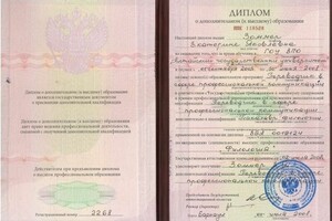 Диплом переводчика в сфере профессиональной коммуникации (английский язык) — Седлецкая Екатерина Яковлевна