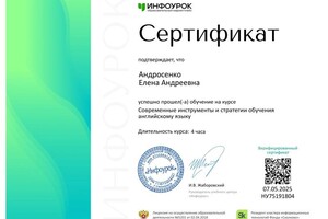 Андросенко Елена Андреевна — Портфолио №2