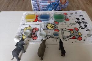 Федорова Дарья Игоревна — Развитие слухо-речевой памяти, понимание речи, пальцевый праксис (работа с пипеткой) — Портфолио №9