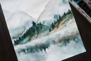 Климова Мария Игоревна — Акварельная работа моей ученицы — Портфолио №6