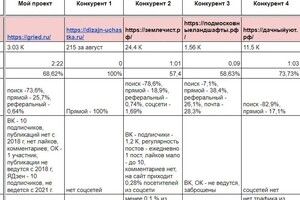 Линова Светлана Александровна — Анализ конкурентов — Портфолио №4