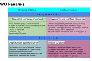 Линова Светлана Александровна — SWOT-анализ — Портфолио №6