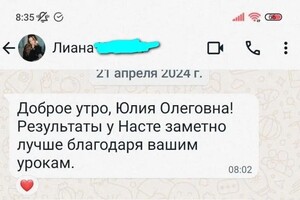 Никитина Юлия Олеговна — Повышение успеваемости 7 класс — Портфолио №32