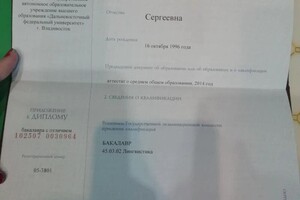 Диплом / сертификат №2 — Горейская Полина Сергеевна