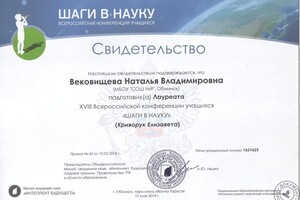 Председатель Общероссийской Малой академии наук \