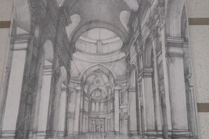 Карандашная графика, работа ученика — Мусина Карина Маратовна