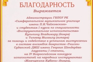 Диплом / сертификат №29 — Кульпин Владимир Владимирович