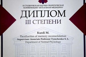 Диплом / сертификат №1 — Курди Мухаммад Назем