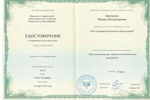 Диплом / сертификат №6 — Ермошкин Михаил Владимирович