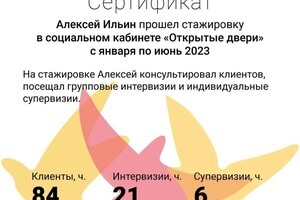 Диплом / сертификат №8 — Ильин Алексей Иванович