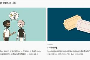 This is a typical in-class activity on making small talk. — Makwarimba Stephen Tinashe