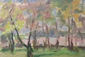 Пейзаж. Живопись маслом. — Лабзина Арина Васильевна
