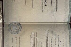 Диплом / сертификат №1 — Манякина Светлана Владимировна