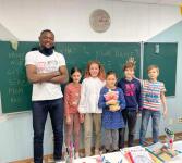 English class with 10 years old guys — Tchoumbin Ariel Heumi