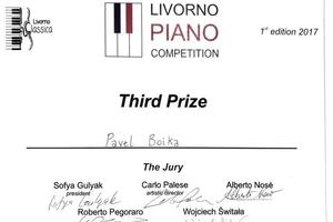 Livorno Piano competition — Бойко Павел Андреевич