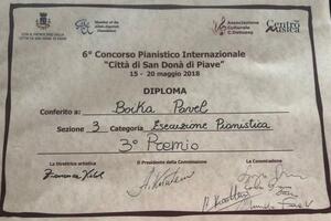 San Dona di Piave piano competition — Бойко Павел Андреевич