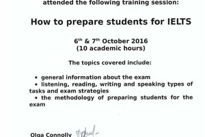 How to prepare students for IELTS (certificate) — Бровкова Екатерина Дмитриевна