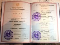 Diploma — Бугдарян Вергине Арменаковна