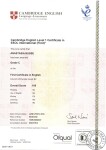 FCE (First Certificate in English) — Буссе Анастасия Альбертовна