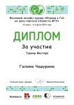 Диплом / сертификат №2 — Чашурина Галина Валентиновна