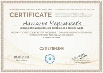 Диплом / сертификат №19 — Черемчеева Наталья Алексеевна