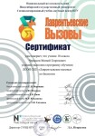 Диплом / сертификат №8 — Черкасов Матвей Георгиевич