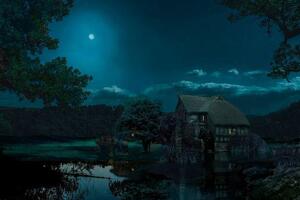 работа в технике matte painting — Чернова Снежана Руслановна