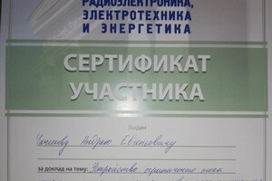 Диплом / сертификат №2 — Чичков Андрей Евгеньевич