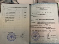 Диплом о дополнительном образовании (преподаватель английского языка) — Денисюк Владимир Артемович