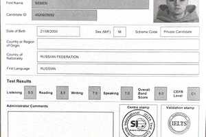 Диплом / сертификат №5 — Дзизель Семен Владимирович