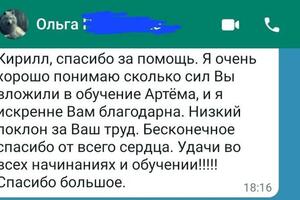 Отзыв обо мне с сервиса по подбору репетиторов — Ермолов Кирилл Борисович