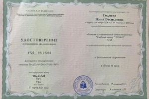 Диплом / сертификат №3 — Годнева Нина Васильевна