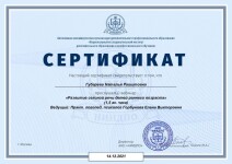 Диплом / сертификат №107 — Губарева Наталья Рашитовна