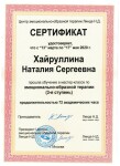 Диплом / сертификат №3 — Хайруллина Наталия Сергеевна