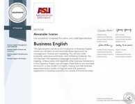 Business English Certificate — Иванов Александр Валерьевич