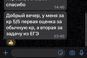 Подготовка к ЕГЭ идет полным ходом, уже 5 за задачи из ЕГЭ — Качина Екатерина Викторовна