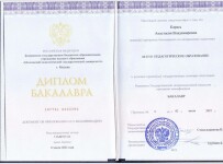 Диплом / сертификат №3 — Карась Анастасия Владимировна