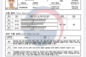 TOPIK сертификат по международному экзамену на знание корейского языка — Карпова Алина Максимовна