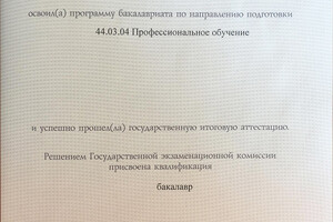 Диплом Шадринского государственного педагогического института (2015 г.) — Климович Мария Леонидовна