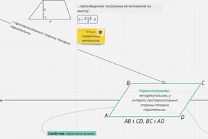 Часть майнд-карты по теме Четырехугольники на интерактивной доске Miro — Кошкина Алёна Вадимовна