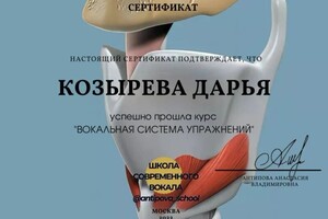 Диплом / сертификат №16 — Козырева Дарья Александровна