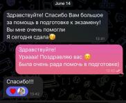 Сначала готовились к коллоквиумам по патологической физиологии, потом к экзамену. Занимались по 2 часа (студентке так было удобнее), для экономии времени занятия я на дом присылала теорию, а вместе мы разбирали задачи по выбранной теме (так как экзамен состоял из задач). Всё прошло максимально спокойно — Кривова Наталья Павловна