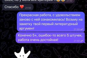 Декабрьское сочинение, 2022, 5 критериев из 5 — Кузнецова Анна Дмитриевна